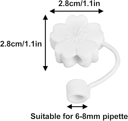 Miniatura 3 de Luau Party Supplies - Decoración para exteriores, 2 unidades, bonita tapa de popote de silicona, reutilizable, tapas para vasos, enchufe de popote