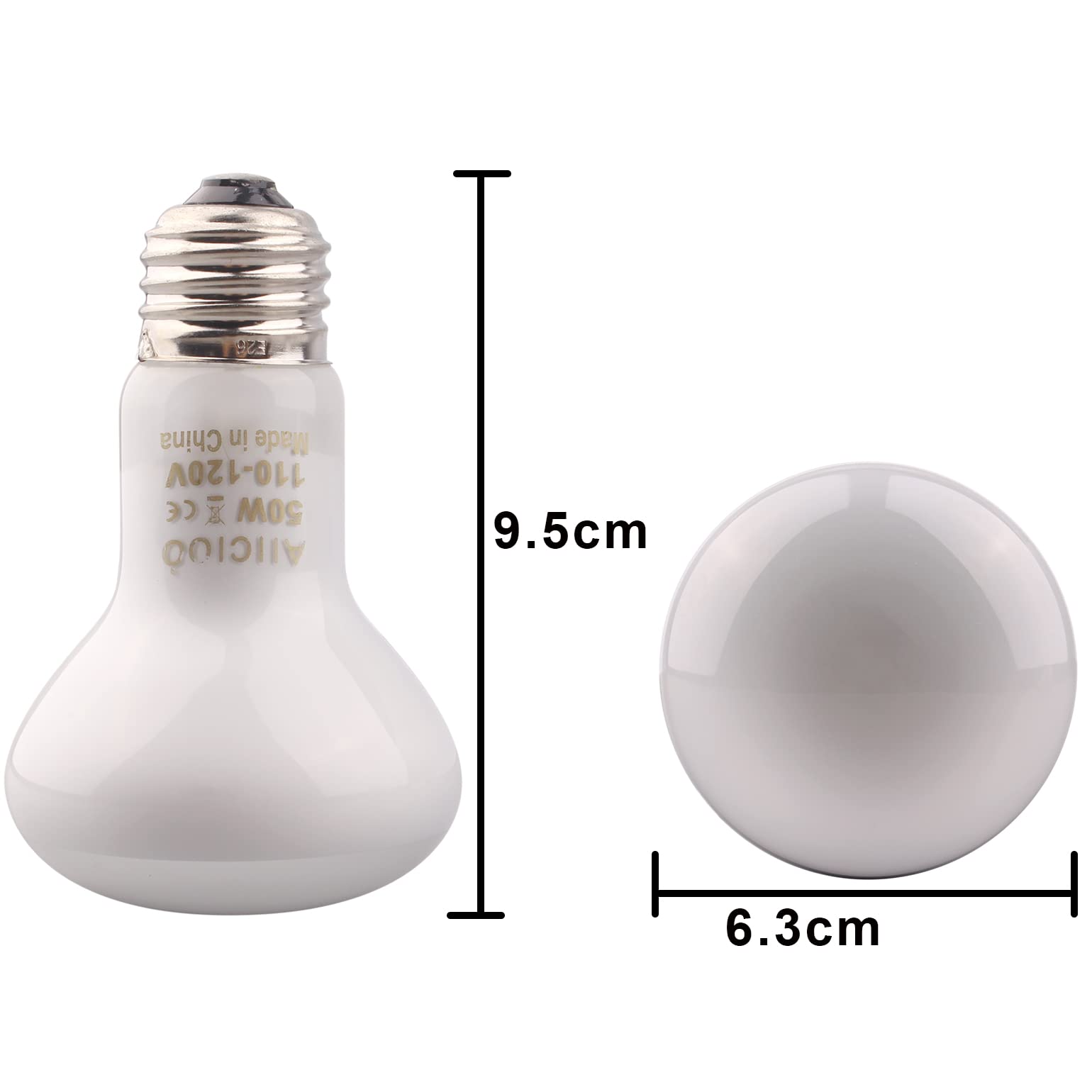 2019 50 Watt Halogen Daylight Basking Heat Lamp Light Bulbs For Reptile And Bear