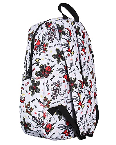 Bioworld Stranger Things Backpack Hellfire Club Allover Print Laptop School Travel Backpack3