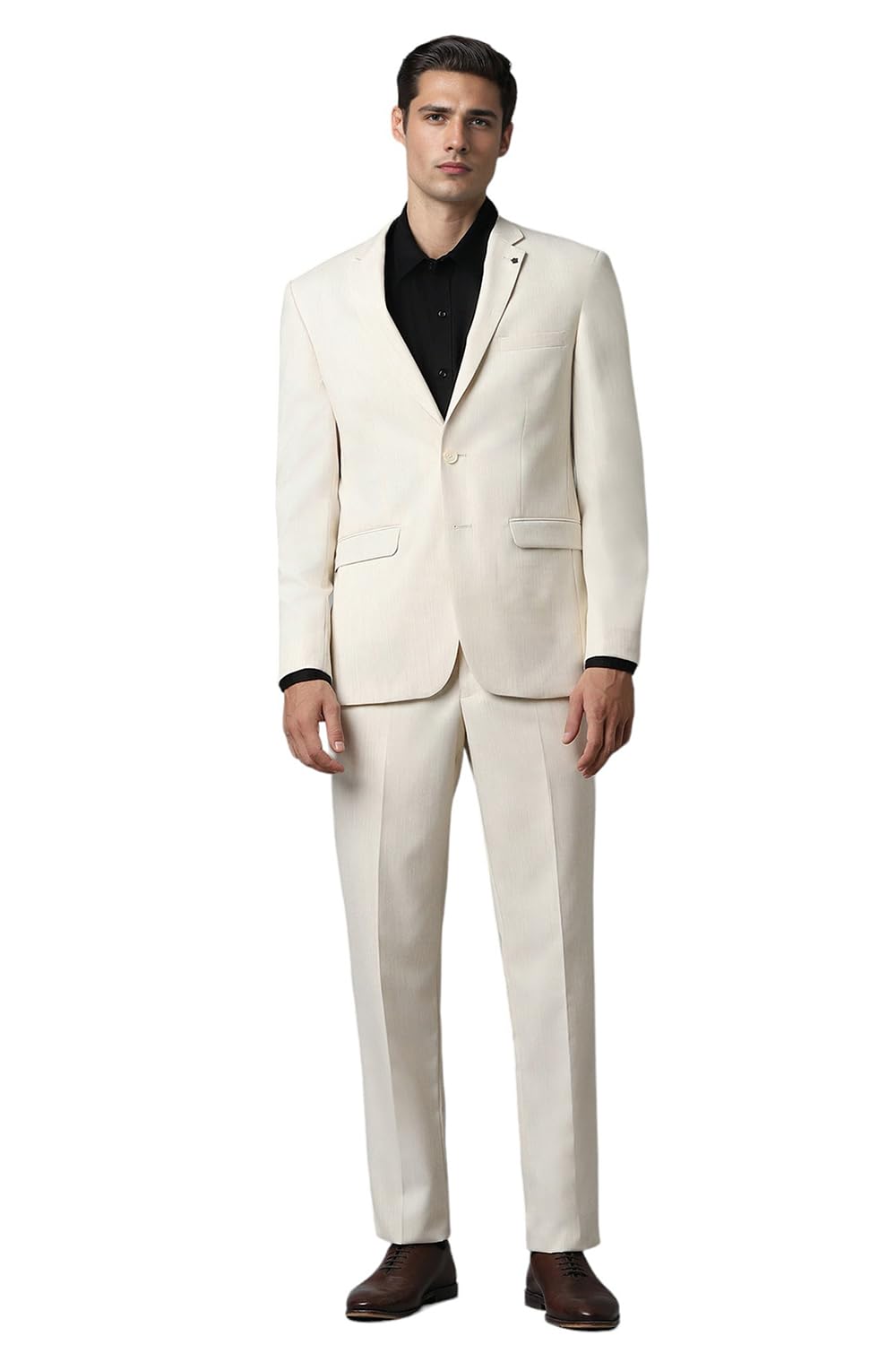 Men's Polyester Blend Two Piece Suit-Dress Set