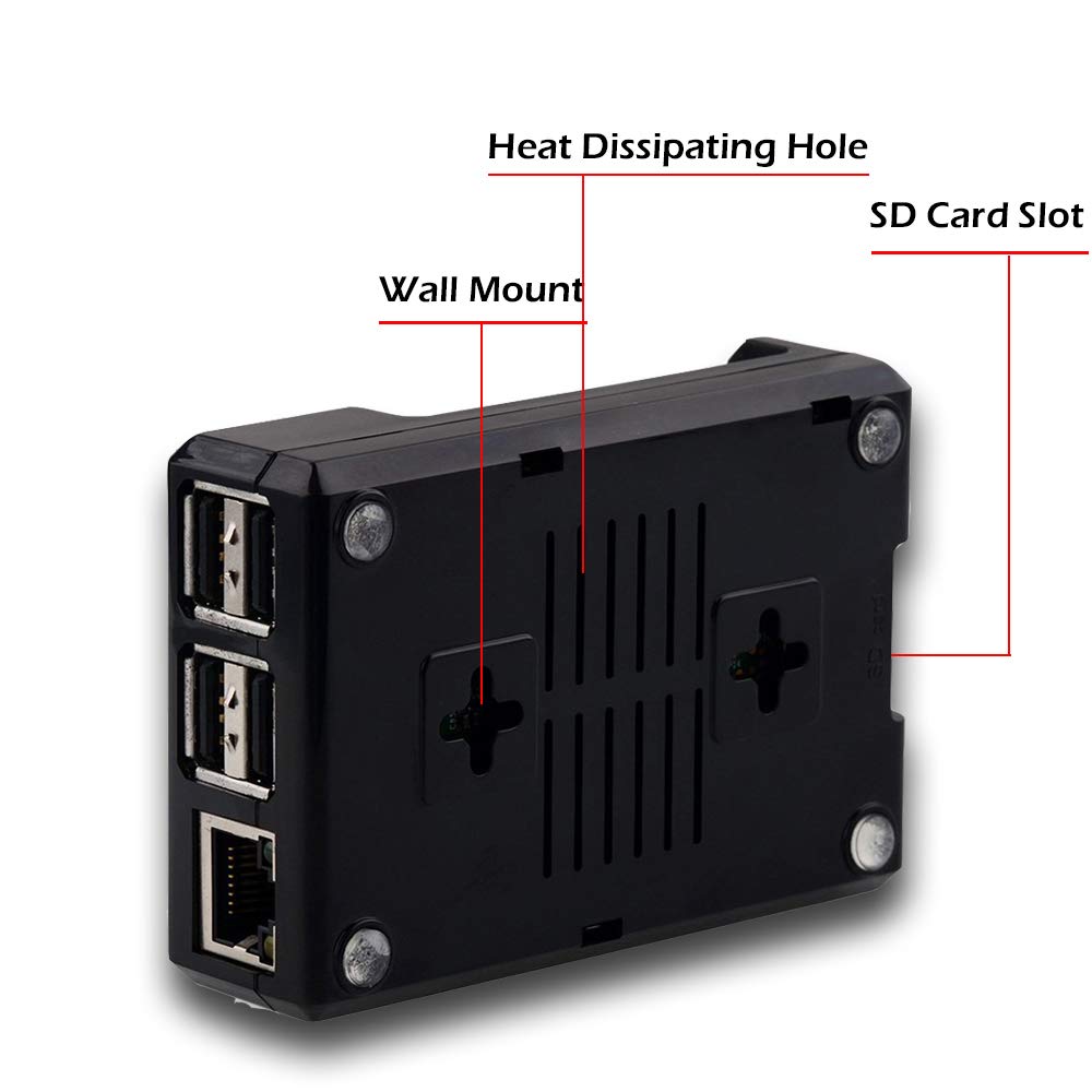 Snapklik.com : iUniker Raspberry Pi 3 Case - Transparent