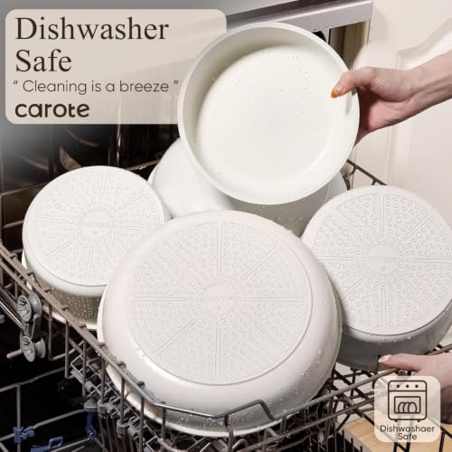 Image of CAROTE 21pcs Pots and Pans Set Non Stick, Cookware Set Detachable Handle