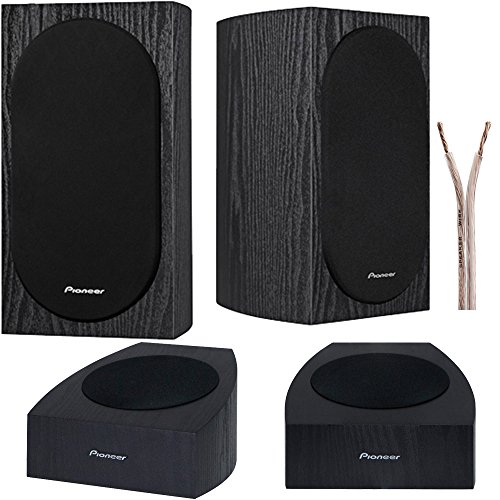 Pioneer Speaker Bundle 4" 2Way Bookshelf Speakers + Addon Speakers Designed by Andrew Jones