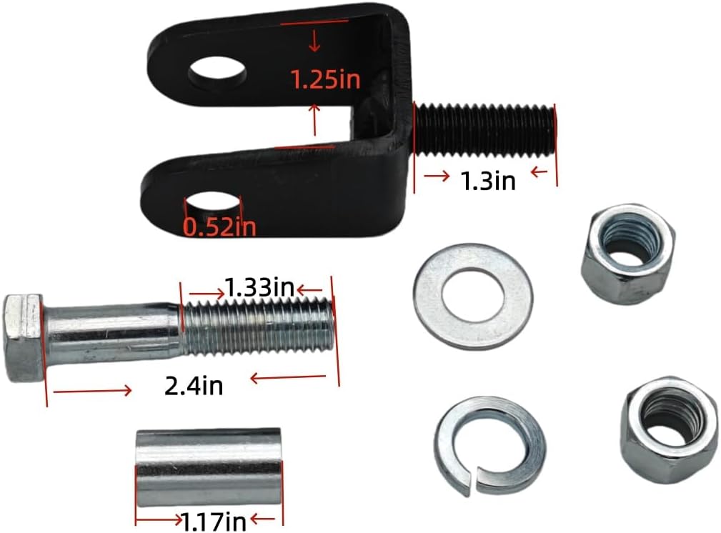 Replacement Lower Rear Shock Relocation Mounting Brackets LSM-125-500 Compatible with Ch-evro-let Ca-ma-ro Pon-tia-c 1982-2002 GM F-Body（2Pack