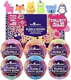 Mystical Bath Bombs for Girls and Boys with Surprise Toys Inside (6 Pack) - Large Bubble Bath Bombs for Kids - Fruity Scents, Fizzies, Made in USA, Mystic Animal - Ideal Birthday Gift by Two Sisters