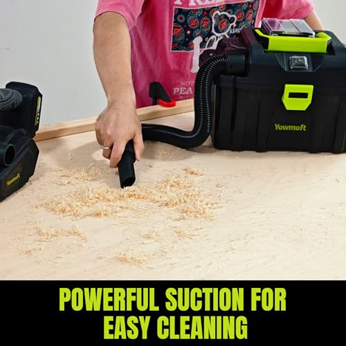 Image of CVC2010, 2.5 Gallon Cordless Wet Dry Vacuum with 20V 4.0Ah Battery and Charger, 3-in-1 Battery Powered Shop Vac with HEPA Filter for Home /Car /Garage /Workshop