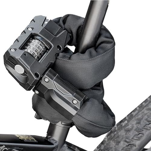 Cerradura de bicicleta de combinación | 90 cm de alta resistencia antirrobo equipo para ciclismo | Cerradura de cadena para bicicleta, para desplazamiento por la ciudad montaña viaje al aire libre