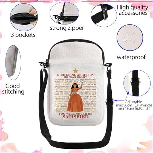 JYTAPP H Musical Crossbody Bag You Will Never Be Satisfied Crossbody Purse American H Musical Lovers Gifts3