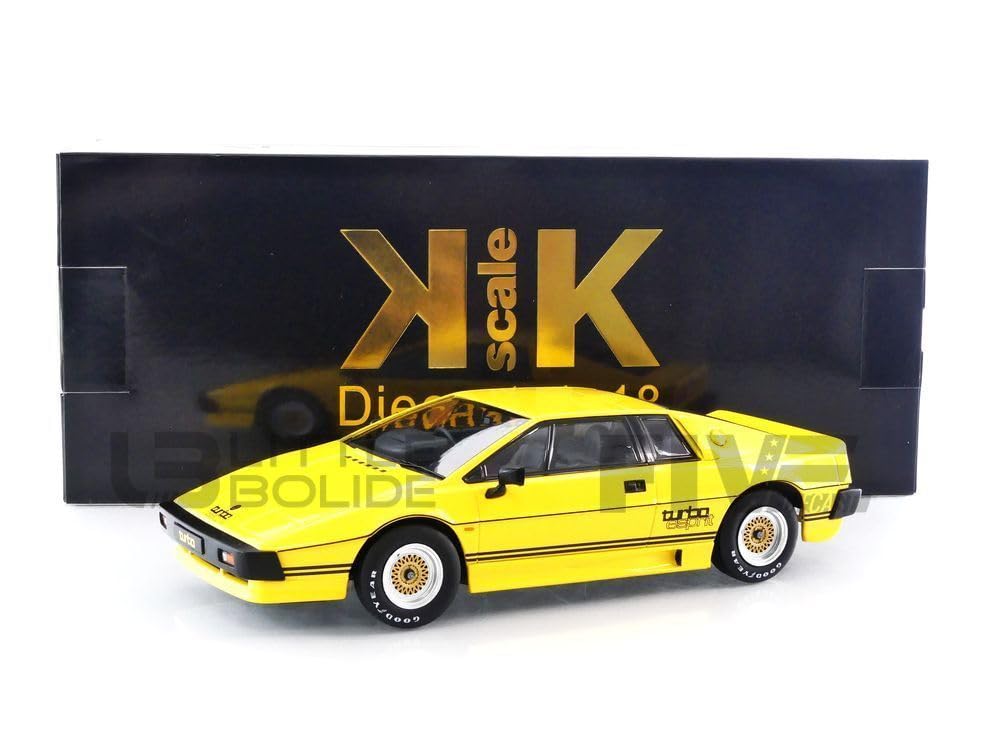 KK Scale KKDC181195 - Lotus Esprit Turbo Yellow 1981 - 1/18 Scale - Collectible Model