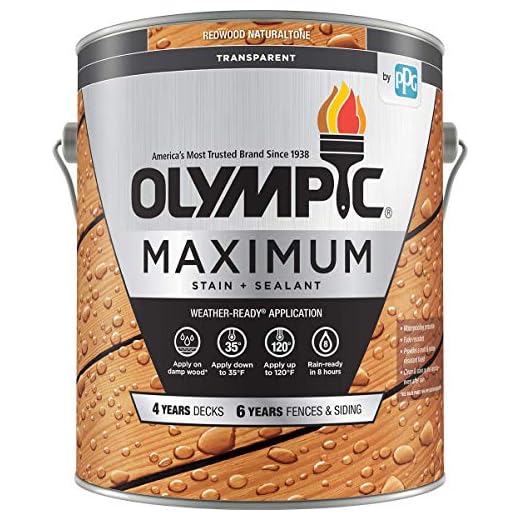 Olympic Maximum Redwood Stain & Sealer