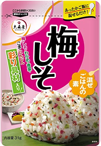大森屋 混ぜごはんの素 梅しそ 31g