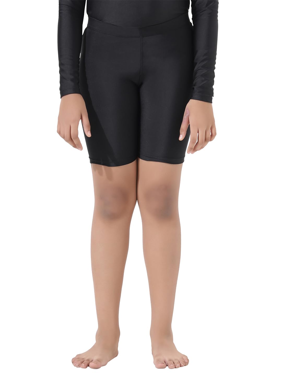LYCOT Cycling Plain Swimming Short for Girl's-image-11