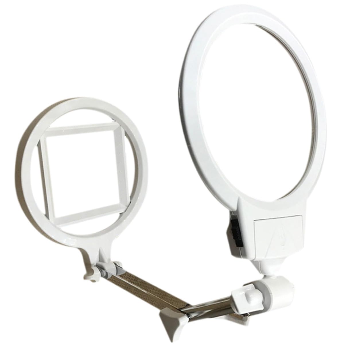 Loupe de bureau double LED pliable pour broderie lecture couture et bricolage de précision