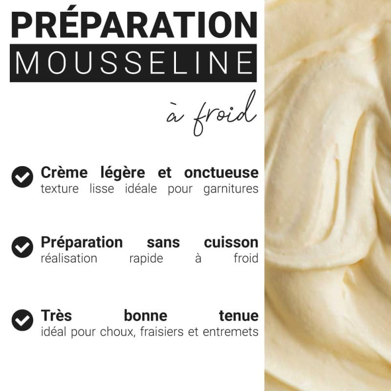 Préparation mousseline à froid 1 kg