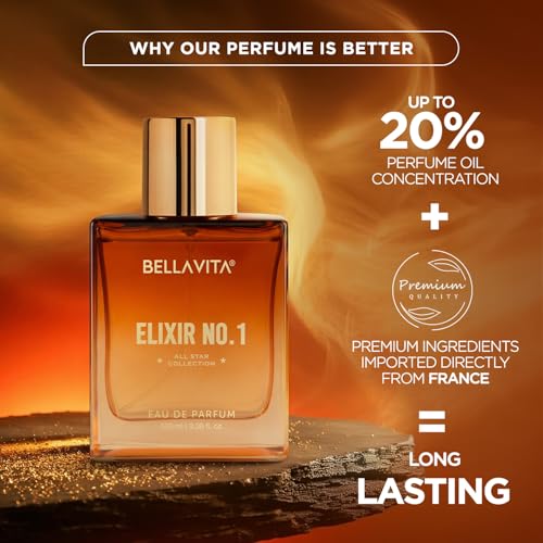 Image of BELLAVITA Elixir EDP | Perfume for Man | Long Lasting | 100ml | Lavender & Musk | Premium Perfume for Men