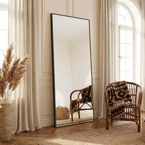 Image of Alpen Full Length Floor Mirror, 21 inchx64 inch Rectangle Body Standing Wall Mirror