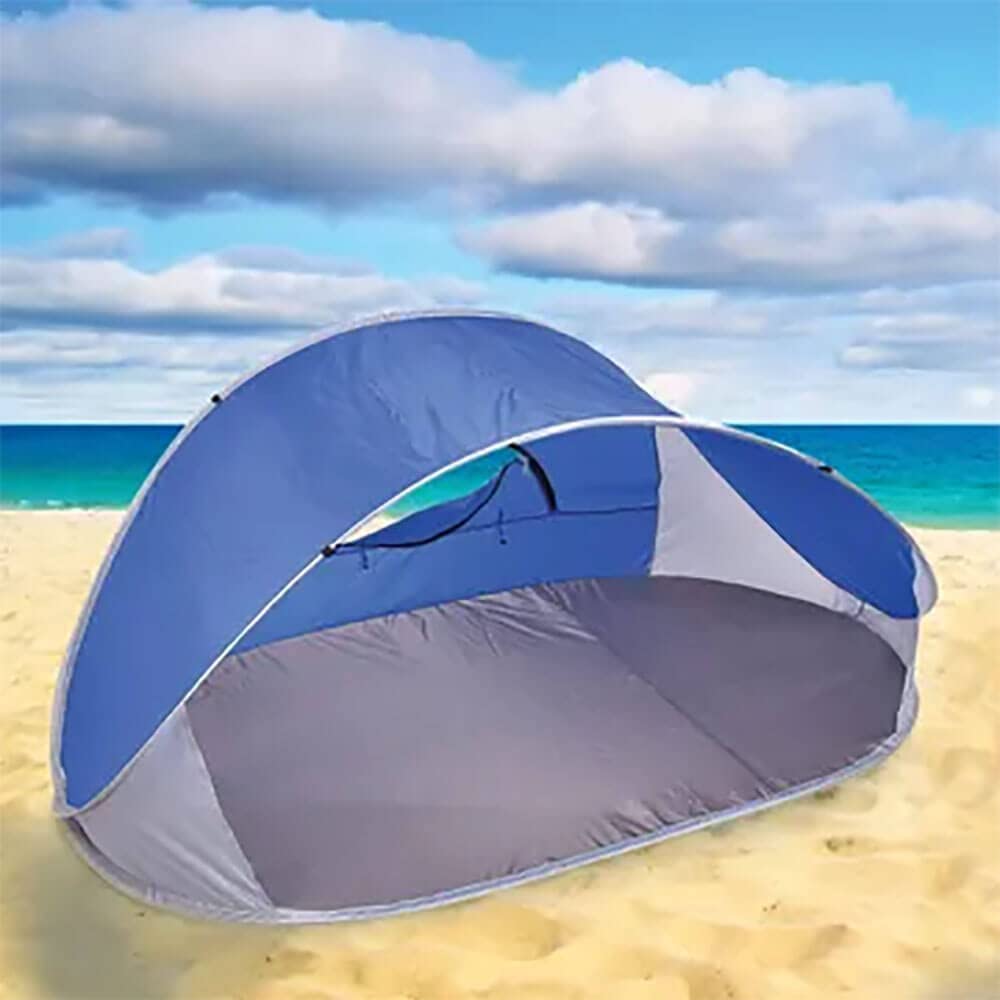 Amazon.com: Kole Imports OT573-4 Pop-Up Beach Half-Moon Shape Tent