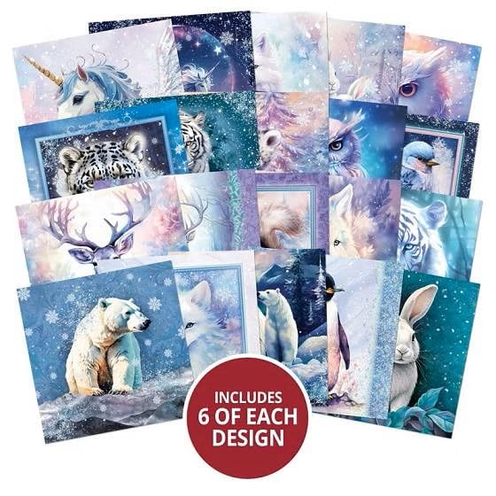 Hunkydory - The Square Little Book of Enchanted Winter - LBSQ163 - rrp £9.99