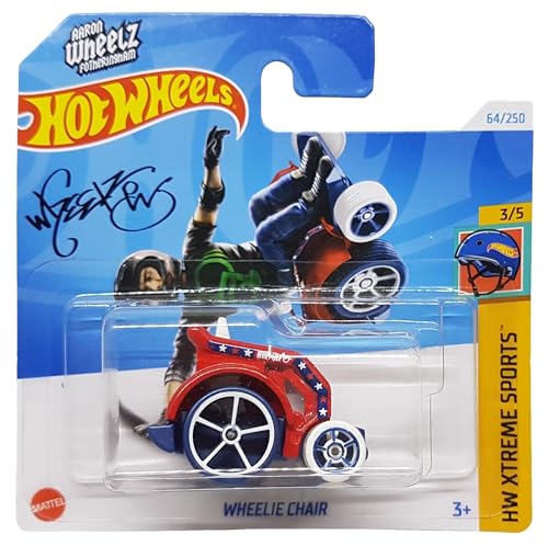 Hot Wheels - Silla Wheelie - HW Xtreme Sports 3/5 - HTB98 - Short Card - Aaron Wheelz Fotheringham - Mattel 2024 - 1:64