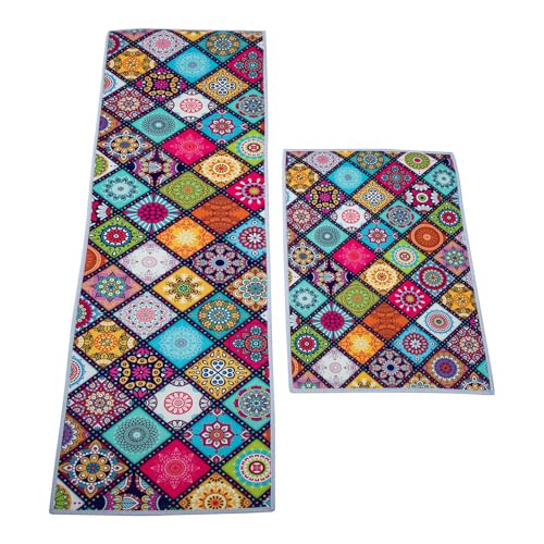 ERINGOGO �k���X�^�C������~�ߌ��փ}�b�g 3D�v�����g�����b�R���t���A�}�b�g 2���g �������� ���r���O �L�b�`���p