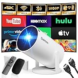 [App intégrée & 2026 Upgraded] Vidéoprojecteur 2026 Rétroprojecteur Portable Mini Projecte...