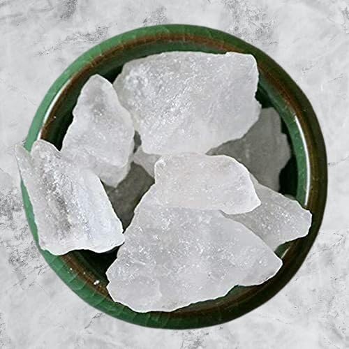 Fitkari - Alun De Potassium Naturel 250g - Pour Resserrement De La Peau - Ingrédients Bruts