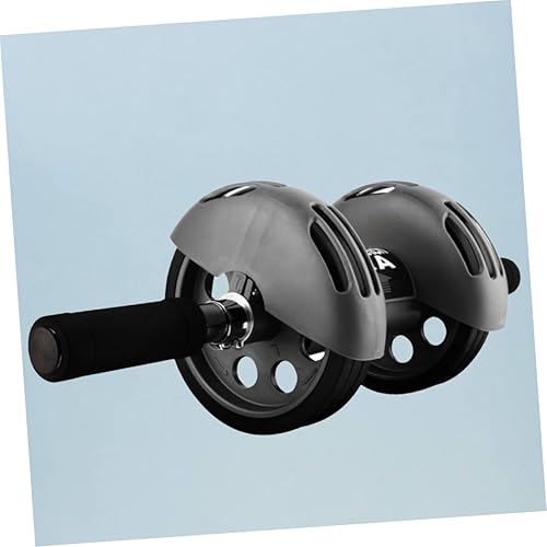 Miniatura 8 de BESPORTBLE Rueda con rebote automático 2 ruedas abdominal para fitness almohadilla de rodillas incluida