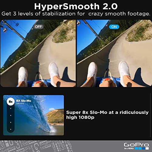 Gopro Hero8 Black E-Commerce Packaging - Waterproof Digital Action Camera With Touch Screen 4K Hd Video 12Mp Photos Live Streaming Stabilization #TOP5