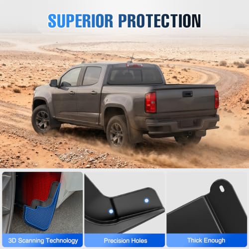Image of Nilight Mud Flaps Splash Guards for Chevy Colorado GMC Canyon 2015-2022