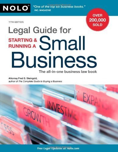 Legal Guide for Starting & Running a Small Busi... B01FGL3AV8 Book Cover
