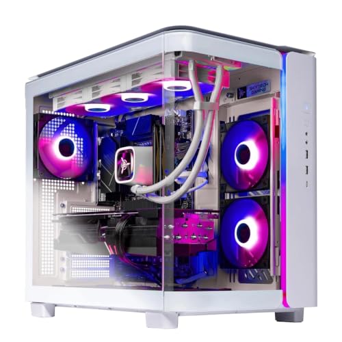 Image of Skytech Gaming King 95 Gaming PC, Intel i7 14700F 2.1GHz, NVIDIA RTX 5070 12GB VRAM, 1TB Gen4 NVMe SSD, 32GB DDR4 RAM 3200, 850W Gold ATX 3 PSU, 360 ARGB AIO, Wi-Fi 5, Windows 11, Desktop