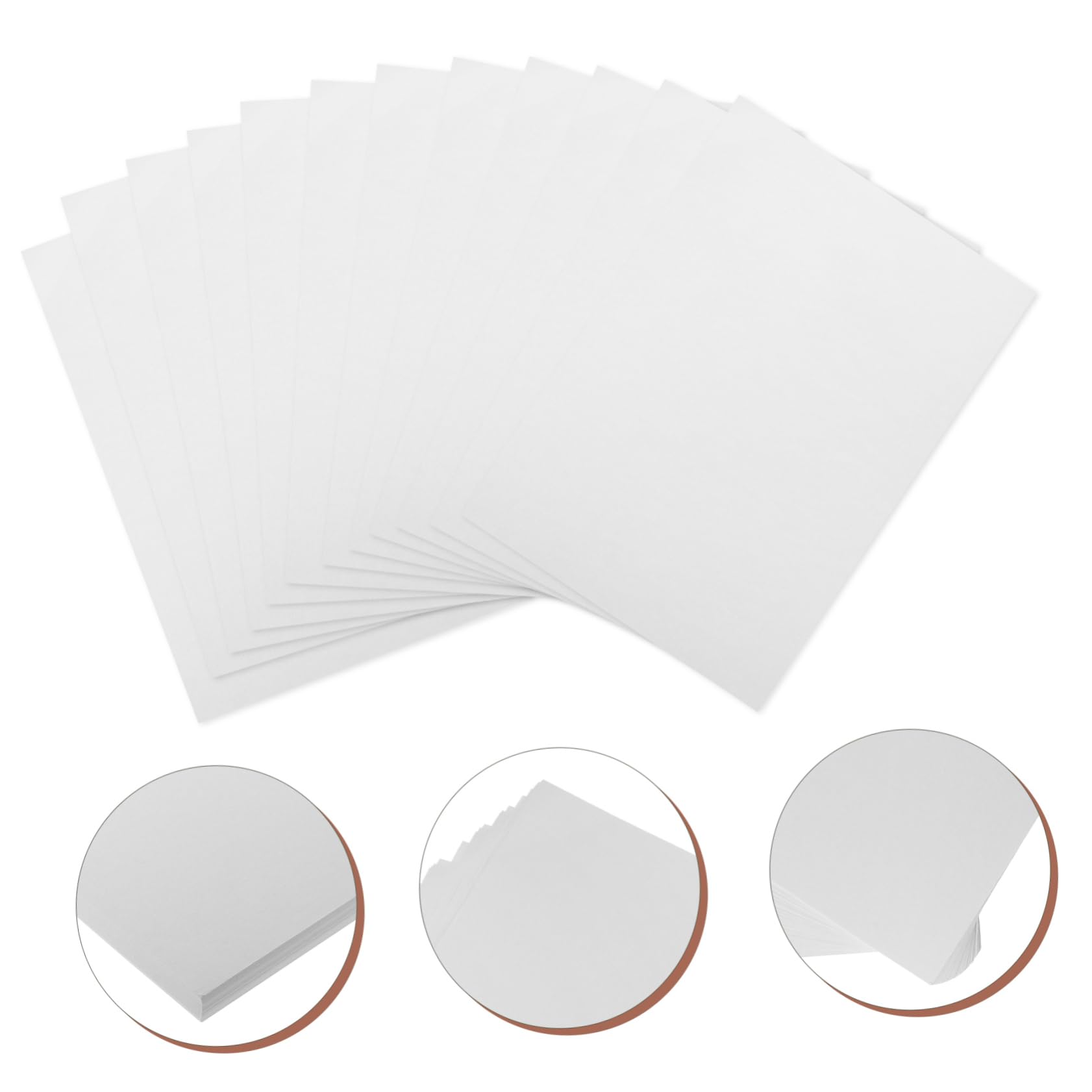 Papier à Dessin Aquarelle pour Artistes, 50 Feuilles, Blanc