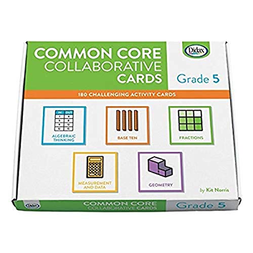 Didax Educational Resources Common Core Collaborative Cards, Gr.5 #TOP11