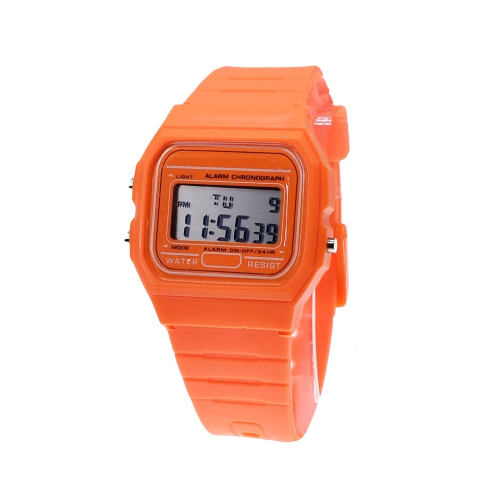 BDM Reloj Digital Vintage | Elige tu Color Favorito | Estilo Retro Años 80 Unisex | Reloj con Alarma, Cronógrafo y Luz