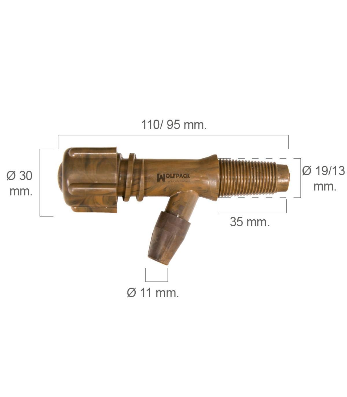 Grifo Barril Plástico Número 0 Para 50 Litros