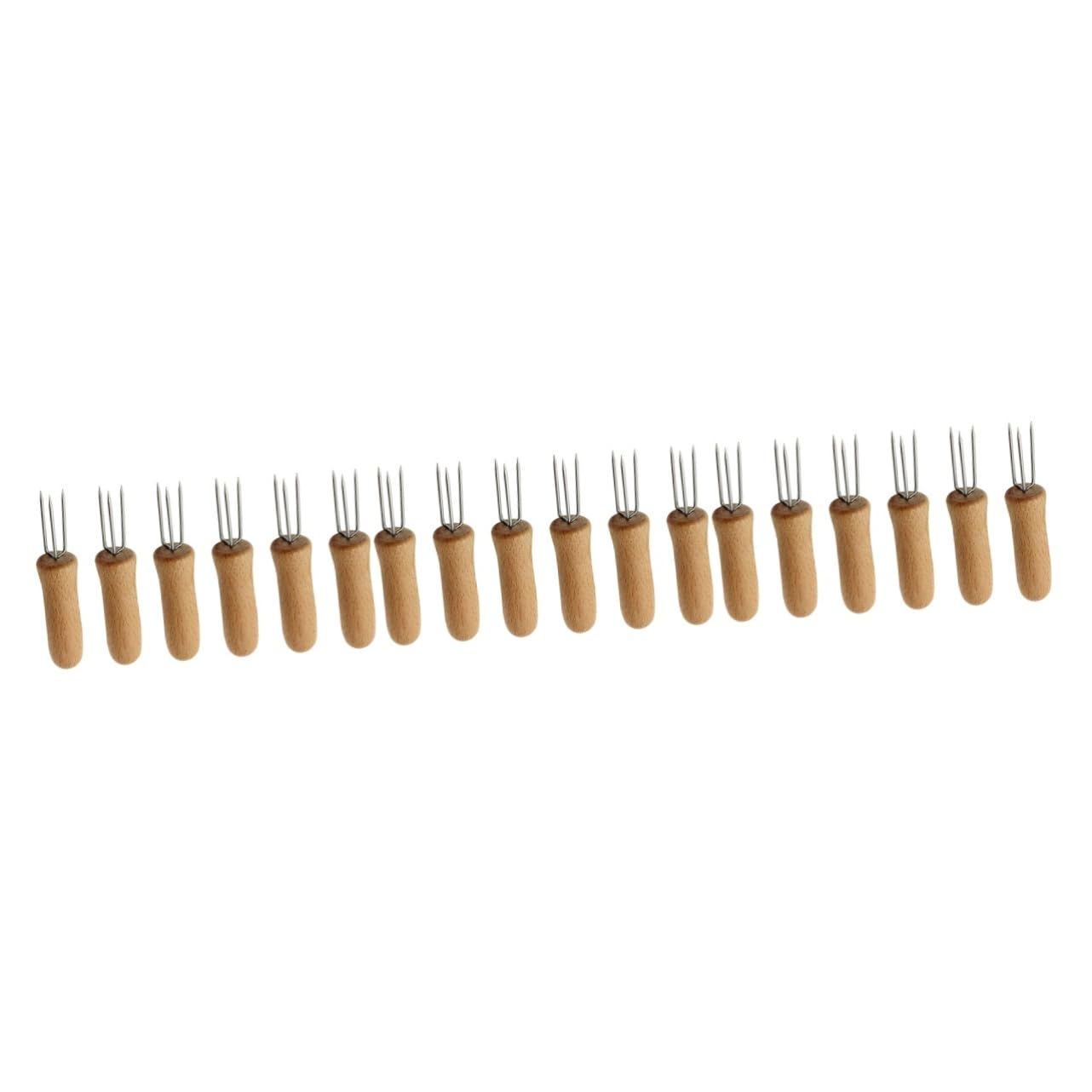 Happyyami 18 Stk Halter Für Maiskolben Zum Grillen Maishalter Maisgabeln Mais-clips Kochgabel Cob Bbq Lebensmittel Zinken Grillspieße Maisspieße Kuchengabeln Ai Zhu Fruchtgabel Bambus