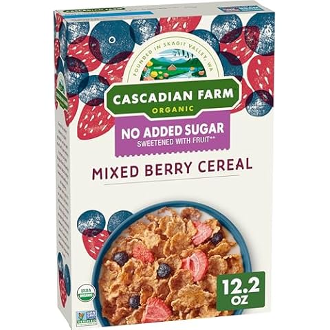 Cascadian Farm Organic Mixed Berry Cereal Cover