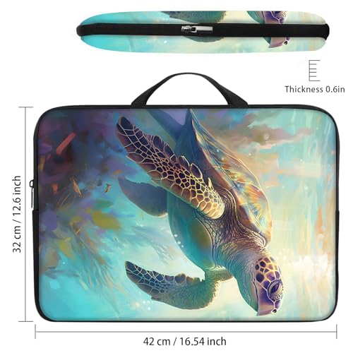 Funda para laptop 17 pulgadas con asa estampada miniatura 2