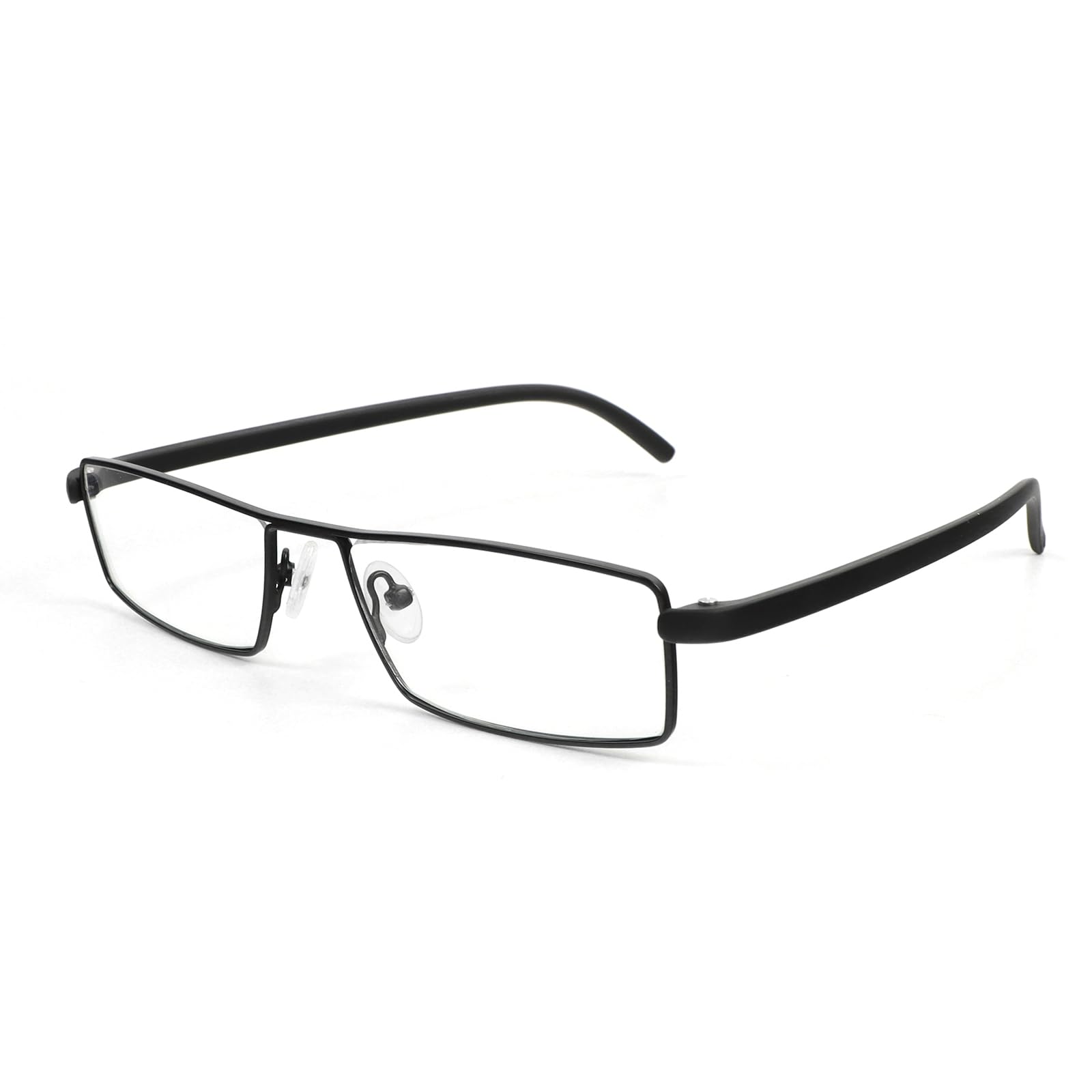 KoKoBin Lesebrille mit Ultraleichtem TR90 Rahmen Lesebrillen Vollrahmen aus Metallrahmen mit Brillenetui für Damen und Herren
