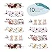 Nasogastric or Oxygen Tube precut Adhesive Tape Floral Mix x 10 Pack. (Right Side)