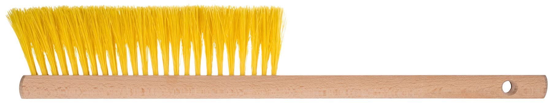 Walser Spazzola da neve Woody manico legno giallo