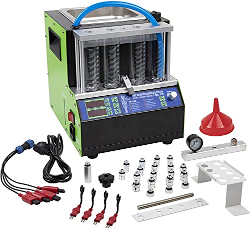 Kit Pulizia Iniettori Auto 12V - Tester Con 4 Adattatori E 8 Modalit&agrave;