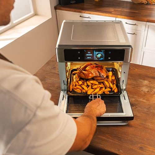 Cecotec Airfryer-Ofen Bake&Fry 3000 Touch Steel Connected, 30 Liter, 1700 W – Ansicht 4