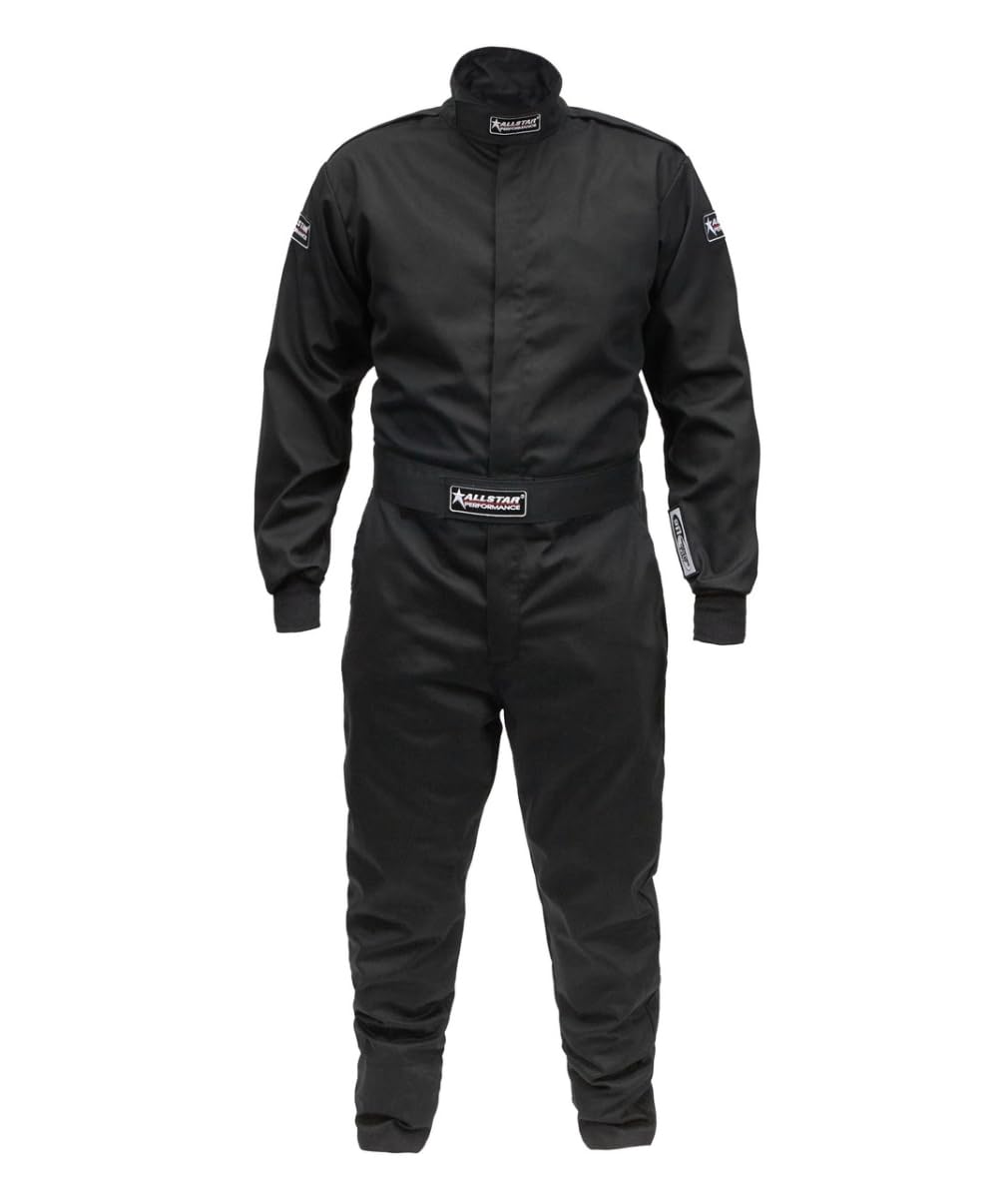 Allstar Performance Racing Suit SFI 3.2A/1 S/L Black Large, Small