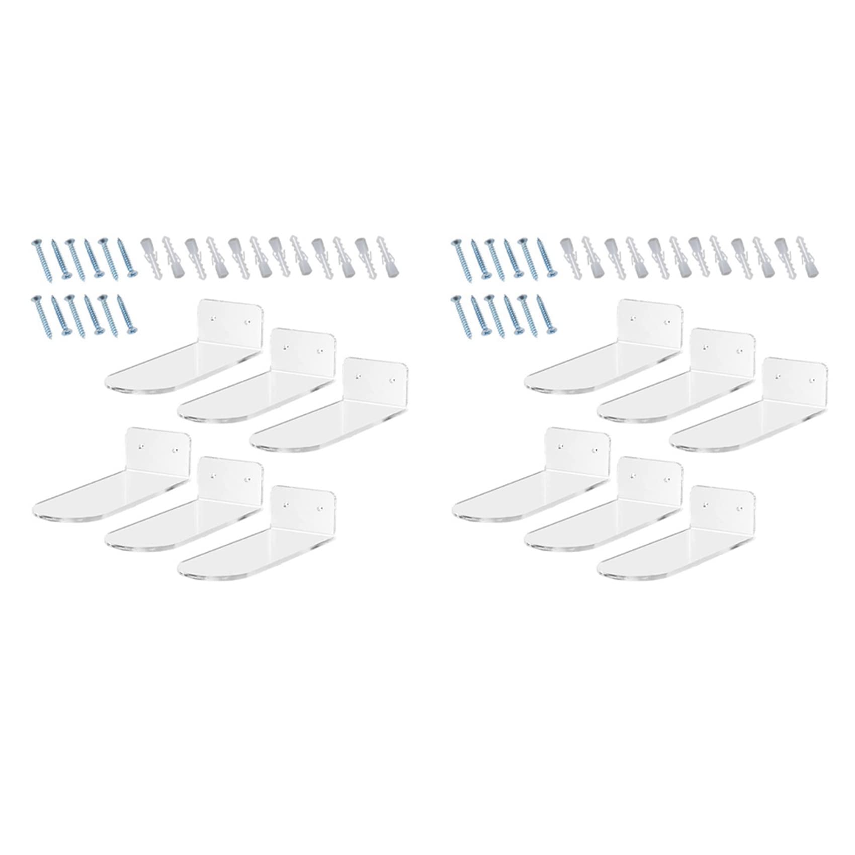 Myqqhbs Floating Shoe Display Stand - 12 Shoe Shelf for Wall - Sneaker Levitation Display Shoe Wall Shelf