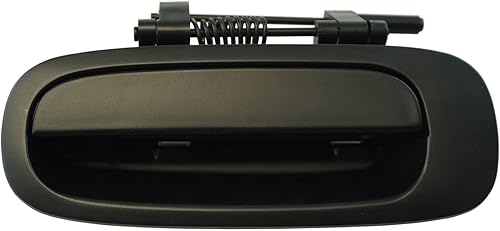 Miniatura 327 de TRQ Manija de la puerta exterior trasera izquierda del lado del conductor negra compatible con Honda Civic 2001-2005