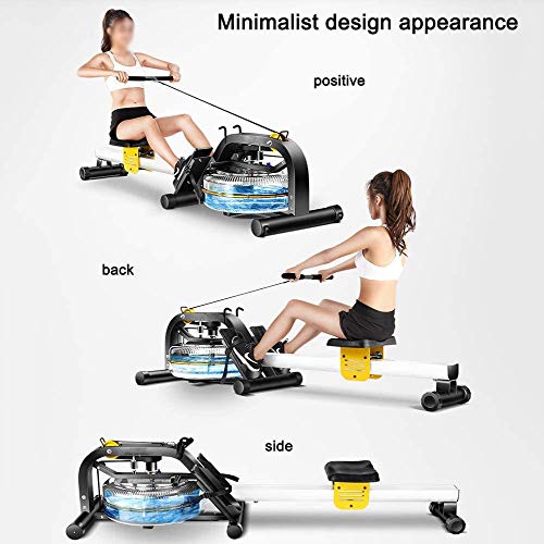 Image of Rowing Machine Aerobic Exercise Training Equipment Multiple Fitness Methods Adjustable Resistance Comfortable Cushion for Home Gym