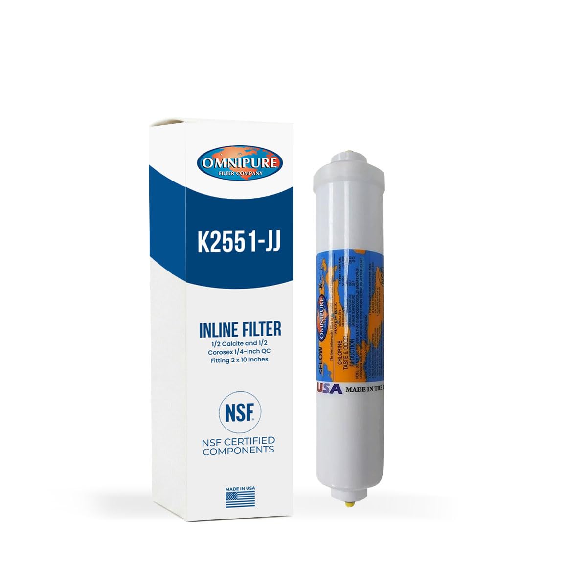 Amazon.com: Omnipure K2551 Inline Water Filter 2 x10 Inches with