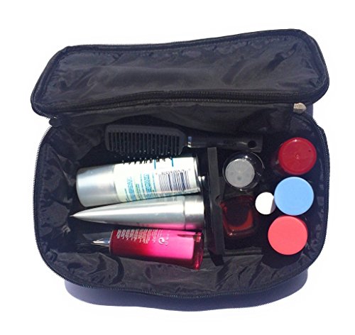 Black Cosmetic Bag By Models-On-The-Go Large Size #TOP3