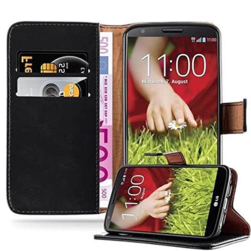 Cadorabo Custodia Libro Portafoglio Per LG G2: Pelle Sintetica Marrone Pastello, Con Slot Per Carte, Chiusura Magnetica E Funzione Stand - 2